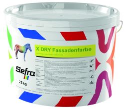 X Dry Fassadenfarbe, weiß