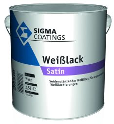 Sigma Weißlack Satin 2,5 l