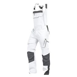 Leibwächter Latzhose Flexline weiß/grau