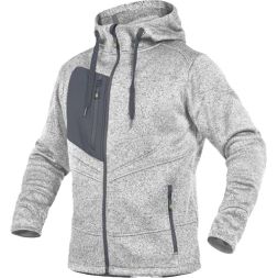 Leibwächter Strickjacke weiss